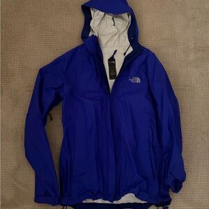 The North Face Royal Blue Waterproof Jacket woman’s